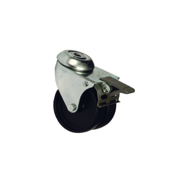 Rouleau verrouillable max. 100kg, 1 pièce avec vis et rondelle M10